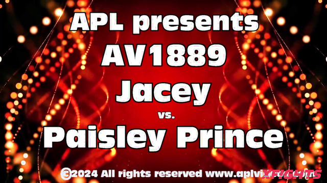 APL Female Wrestling - AV1889 Paisley vs Jacey - Lots of tension