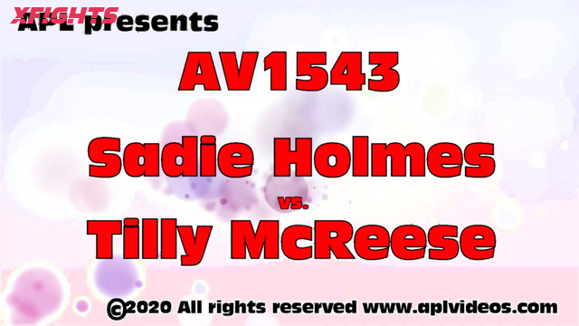 APL Female Wrestling - AV1543 Sadie Holmes vs Tilly McReese - Erotica