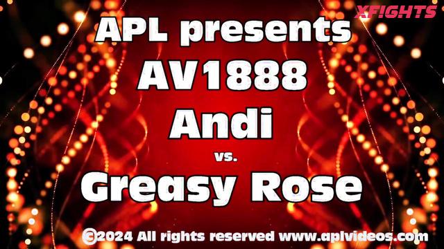 APL Female Wrestling - AV1888 Greasy Rose vs Andi - Intense submission