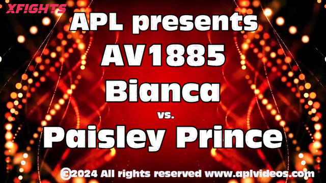 APL Female Wrestling - AV1885 Paisley Prince vs Bianca - Titty attack