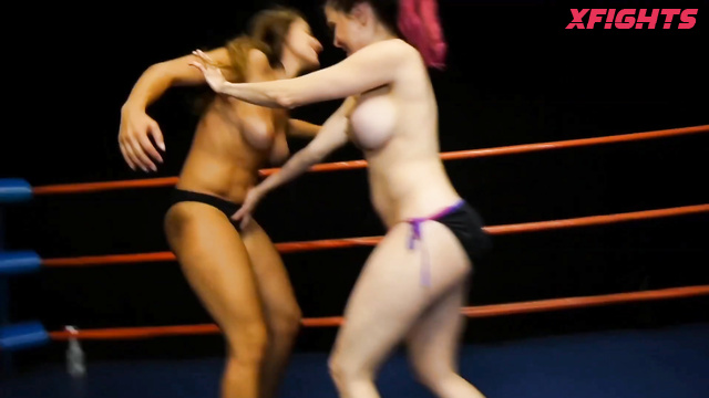 DT Wrestling - DT-1339-02DL Erika Jordan vs Skylar Rene Fight in Ring