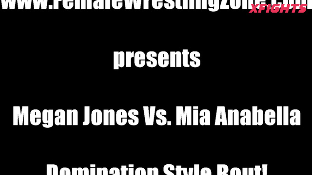 ﻿Female Wrestling Zone - Megan Jones vs Mia Anabella - Dominating style