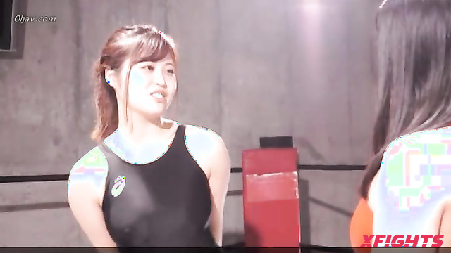 Akibacom - BXM-11 Sexy japanese girl brutally beats & humiliates her opponent in the ring