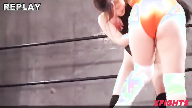 Akibacom - BXM-11 Sexy japanese girl brutally beats & humiliates her opponent in the ring