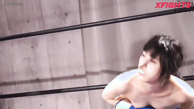 Akibacom - BBEX-01 - Boxing match between hot girls in bikini