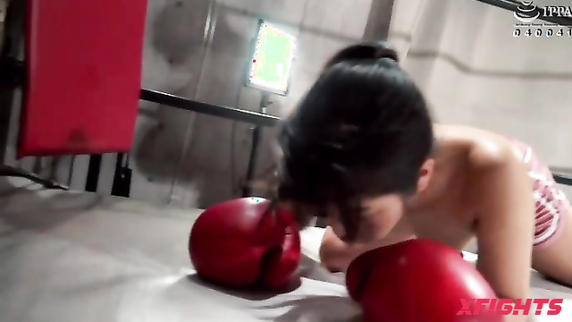 Akibacom - BXFS-02 - Topless boxing of hot Asian girls