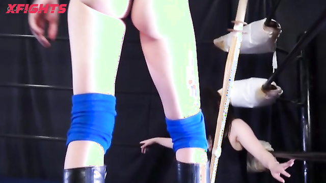 Maria Wakatsuki Lesbian Wrestling