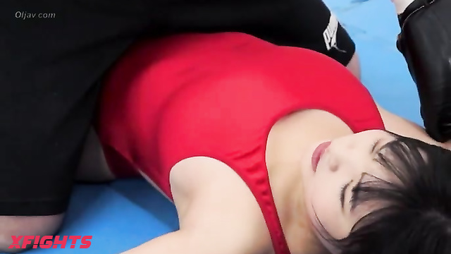 Akibacom - SOX-06 - Boxing with a cute Japanese girl turned into rough sex