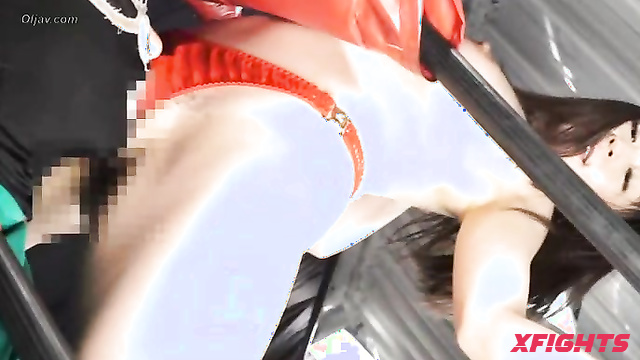 Akibacom - BTP-01 Nozomi Hazuki’s Topless mix pro-wrestling