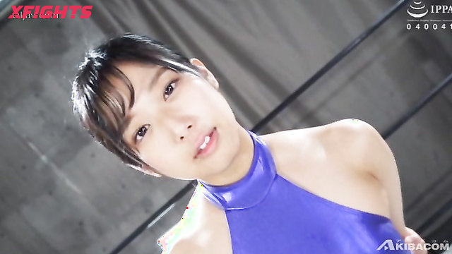 Akibacom - BPLG-02 - Two sweet Japanese girls had hot sex right in the ring