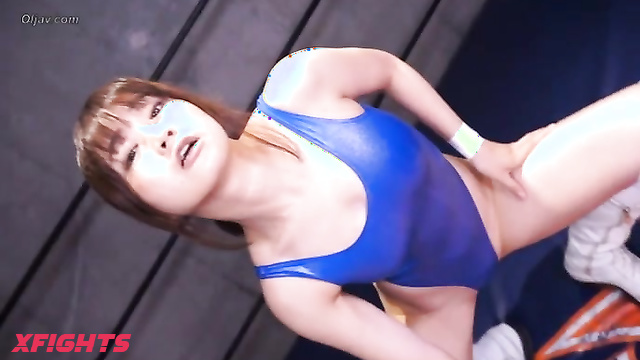 Akibacom - BNX-08 - Hot Japanese girls wrestle and choke each other hard