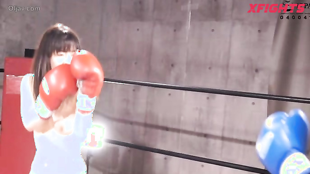 Akibacom - BTBS-05 - Misaki - Cute girls beat each other up hard during a boxing match