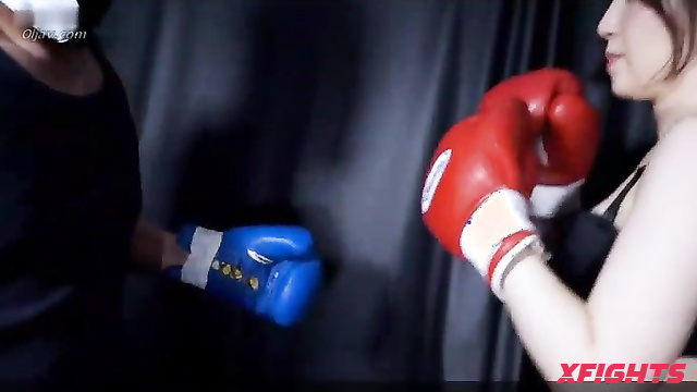 Akibacom - KSBO-01 - POV hardcore boxing with sweet Asian girls