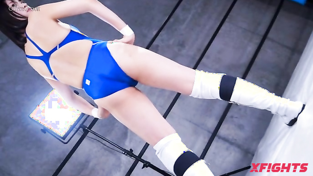 Akibacom - FGI-05 - The girls test their strength in the ring