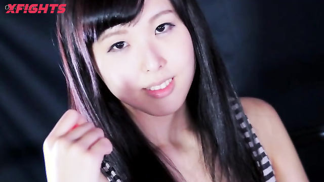 Akibacom - B-1TM-34 - A brutal fight between two cute Japanese girls