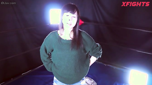 Akibacom - B-1TM-34 - A brutal fight between two cute Japanese girls