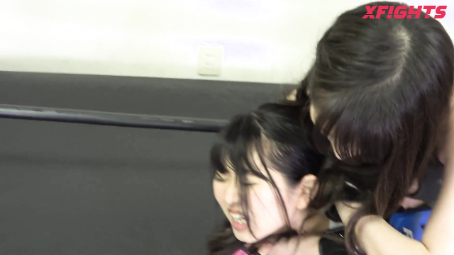 Akibacom - FS-011 - Brutal fight in the ring between two sweet Japanese girls