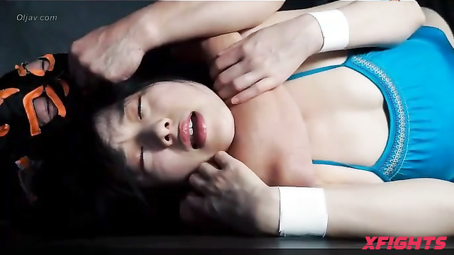 Akibacom - KDSS-05 Arisu Satomi’s Mixed Wrestling: Headlocks Force Brutal Yield
