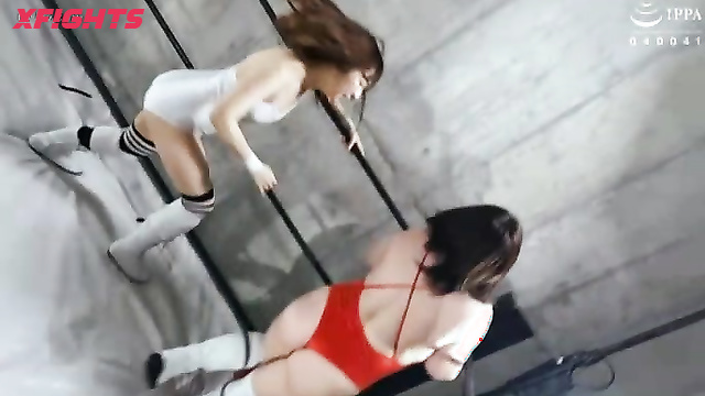 Nagi Mamiya Lesbian Wrestling