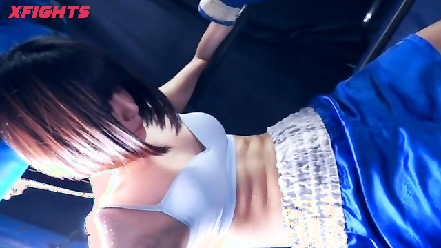Akibacom - ﻿BJB-03 - Hot sweaty Japanese girls have a brutal boxing match