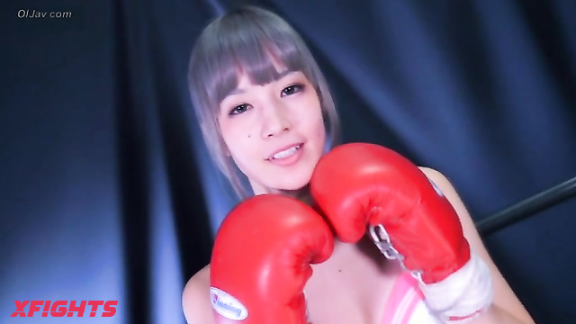 Akibacom - ﻿BJB-03 - Hot sweaty Japanese girls have a brutal boxing match