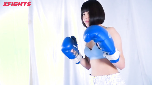 Akibacom - ﻿BJB-03 - Hot sweaty Japanese girls have a brutal boxing match