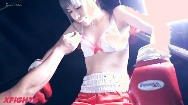 Akibacom - ﻿BJB-03 - Hot sweaty Japanese girls have a brutal boxing match