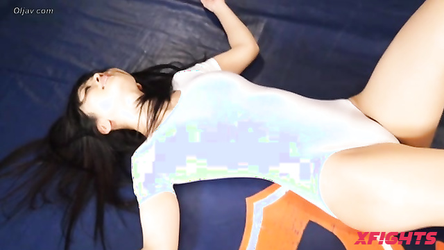 Akibacom - BCP-01 - Guy brutally dominates a cute Asian in wrestling