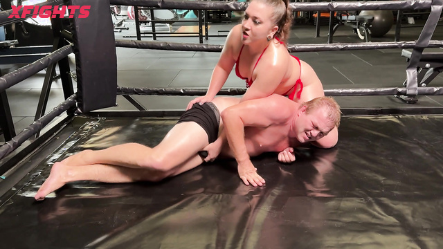 Dirty Wrestling Pit - Rage vs Bal - The serial ballbuster