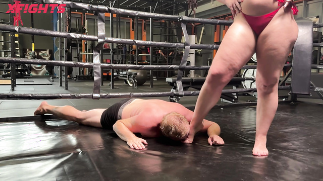 Dirty Wrestling Pit - Rage vs Bal - The serial ballbuster
