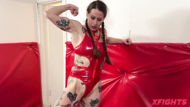 Mixed Wrestling Zone - Saskia Vs Rich - Musclewoman rules