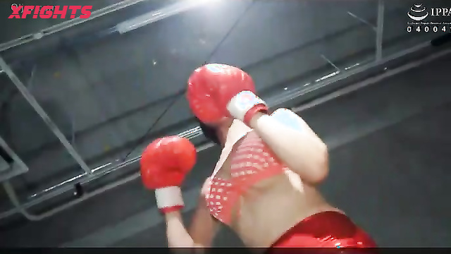 Akibacom - BMMK-02 - Boxing match with sexy topless japanese girls