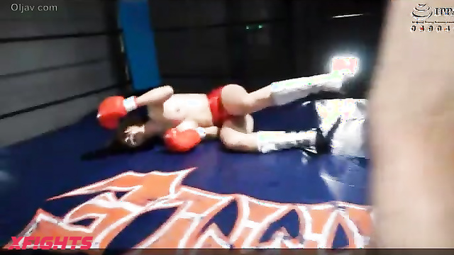 Akibacom - BMMK-02 - Boxing match with sexy topless japanese girls