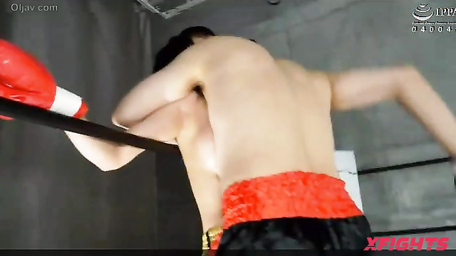 Akibacom - BMMK-02 - Boxing match with sexy topless japanese girls