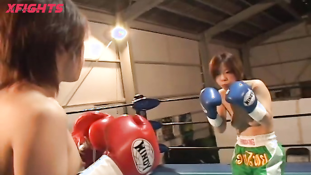 Akibacom - PTK-01 Hana Rui’s Topless Kickboxing: Kicks Spark Intense Collapse