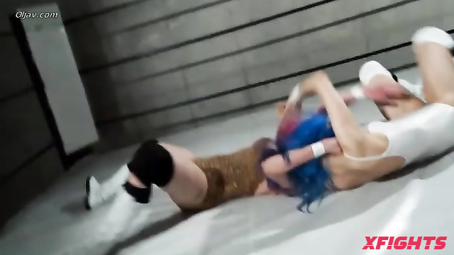 Akibacom - BX-55 - Brutal fight between cute Japanese girls