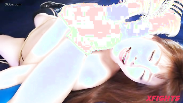 Akibacom - BCM-04 - Girl brutally defeats her naked opponent in the ring