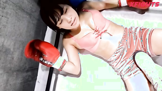 Akibacom - BDJB-01 Same character women’s boxing 01 - POV punching session