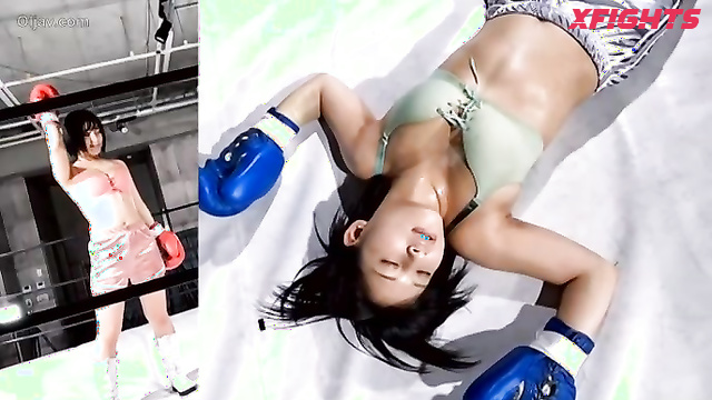Akibacom - BDJB-01 Same character women’s boxing 01 - POV punching session