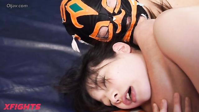 Akibacom - BSMP-03 - Wrestling with a sexy Asian girl ended in hardcore fucking