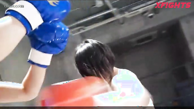 Akibacom - BHDB-02 - Hot Japanese girls put on a brutal boxing match in the ring