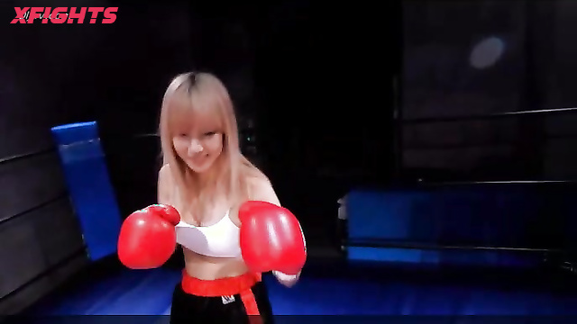 Akibacom - BTBW-01 - POV boxing sparring with hot Japanese girls