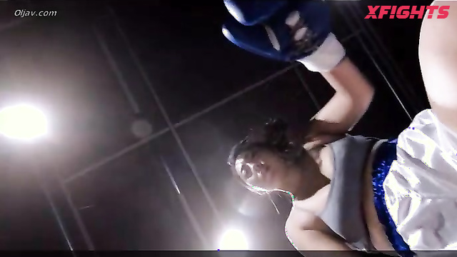 Akibacom - BTBW-01 - POV boxing sparring with hot Japanese girls