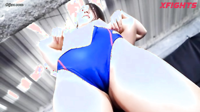Akibacom - BZM-04 - Juicy girl was humiliated and stripped naked on ring