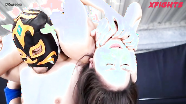 Akibacom - BZM-04 - Juicy girl was humiliated and stripped naked on ring