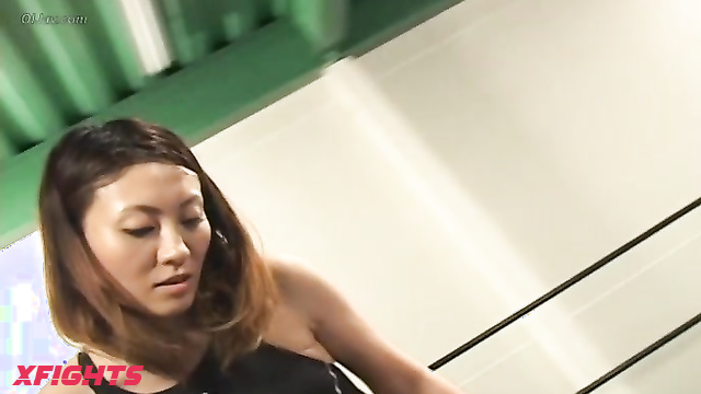 Akibacom - B-1TM-3 - Girl dominates her girlfriend in the ring