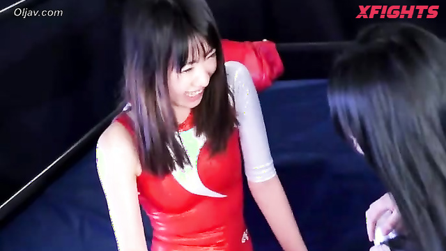 Akibacom - BX-02 - Hardcore wrestling between two sweet Japanese girls