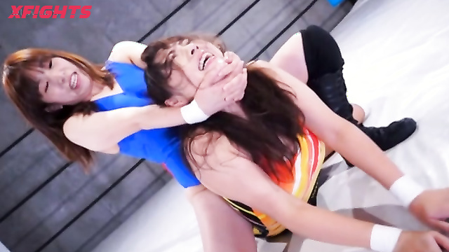 Akibacom - FGI-06 - Hardcore wrestling with choking from sweet Japanese girls in the ring