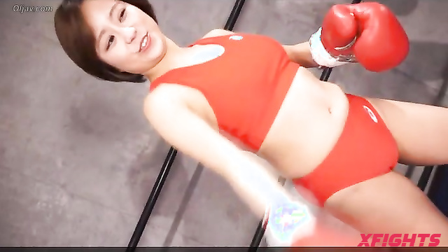 Akibacom - BRVX-03 - Hard boxing between two cute Asian girls