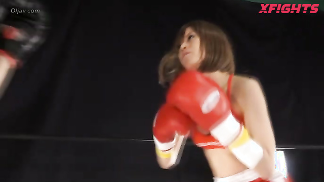 Akibacom - SOX-01 - Fragile Asian is brutally beaten in a boxing match